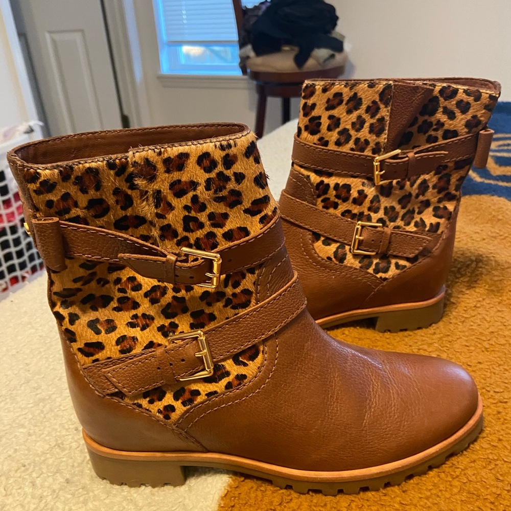 Preloved Kate Spade Pony skin and Geniuine leather booties